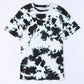 Tie-Dye Round Neck Short Sleeve Tunic Tee