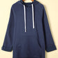 Side Slit Raglan Sleeve Hoodie