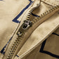Printed Belted Cargo Shorts