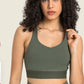 Feel Like Skin Racerback Halter Neck Sports Bra