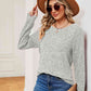 Heathered Round Neck Top