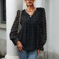 Swiss Dot Peplum Blouse