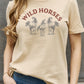 Simply Love WILD HORSES Graphic Cotton T-Shirt