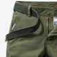 Belted Button and Zip Closure Shorts