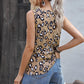 Leopard Round Neck Tank