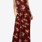 Floral Spaghetti Strap Maxi Dress with Pockets