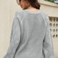 Openwork Raglan Sleeve Cardigan