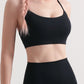 Cutout Racerback Scoop Neck Sports Bra