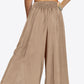 Smocked Split Wide Leg Long Pants