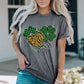 LUCKY Graphic Cuffed Short Sleeve Tee Shirt