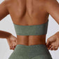 Halter Neck Sleeveless Sports Bra