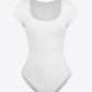 Scoop Neck Short Sleeve Bodysuit