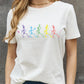 Simply Love Full Size Dancing Skeleton Graphic Cotton Tee