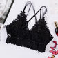 Lace Crochet Crisscross Bralette