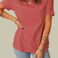 Distressed Round Neck Tee