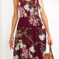 Floral Spaghetti Strap Dress with Pockets
