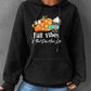 Full Size Graphic Drawstring Hoodie