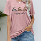 HOPPY EASTER Bunny Graphic Tee Shirt