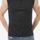 Buttoned Notched Neck Tank