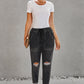 Drawstring Denim Joggers