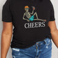 Simply Love Full Size CHEERS Graphic Cotton Tee