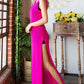First Love Full Size Openwork Sleeveless Split Dress