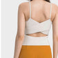 Crisscross Cutout Sports Cami