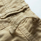 Belted Button and Zip Closure Shorts