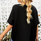 High-Low Round Neck Tee