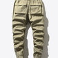 Drawstring Waist Cargo Joggers with Pockets