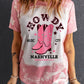 Cowboy Boots Graphic Short Sleeve Tee