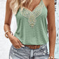 Contrast Eyelet Cami Top
