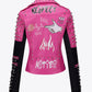 Full Size Contrast Letter Print Studded PU Leather Jacket