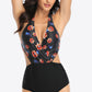 Tie Back Halter Neck One-Piece Swimsuit
