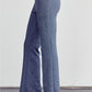 Jade By Jane Full Size Center Seam Straight Leg Pants in Denim