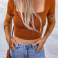Lace-Up Square Neck Crop Top