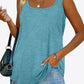 Curved Hem Square Neck Tank