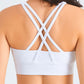 Crewneck Crisscross Back Sports Tank