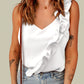 Ruffled V-Neck Tank
