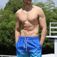 Full Size Printed Drawstring Waist Swim Trunks