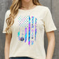 Simply Love Full Size NEVER GIVE UP Graphic Cotton Tee
