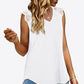 Spliced Lace Curved Hem Blouse