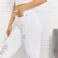 Kancan Full Size Juniper High Rise Slim Straight Distressed Jeans