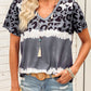 Leopard V-Neck Tee Shirt