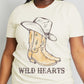 Simply Love Full Size WILD HEARTS Graphic Cotton Tee