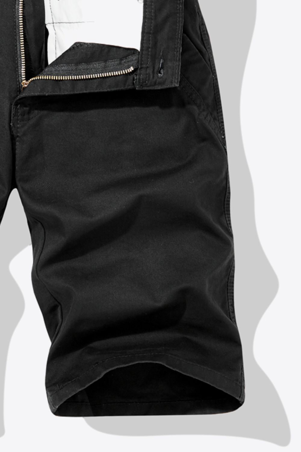 Belted Shorts with Pockets