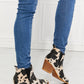 MMShoes Back At It Point Toe Bootie in Beige Cow Print