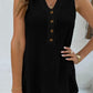 Buttoned V-Neck Tank