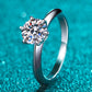 1.5 Carat Moissanite Adjustable Ring