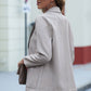 Double-Breasted Blazer with Pockets